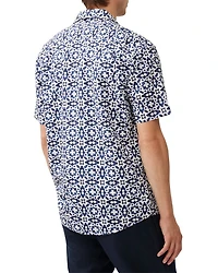 Palliser Bay Regular Fit Short Sleeve Linen Shirt