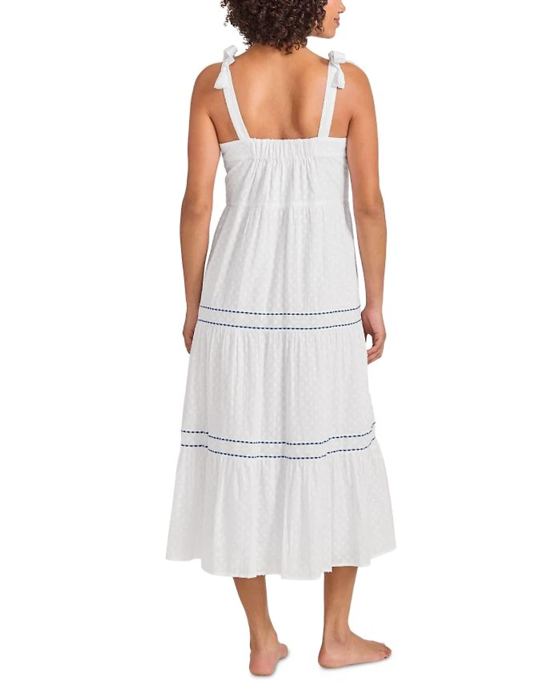 Square Neck Midi Dress Cover-Up