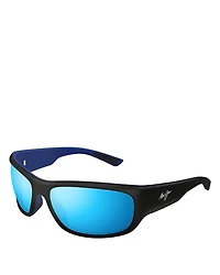 Mauklele Rectangle Sunglasses, 64mm