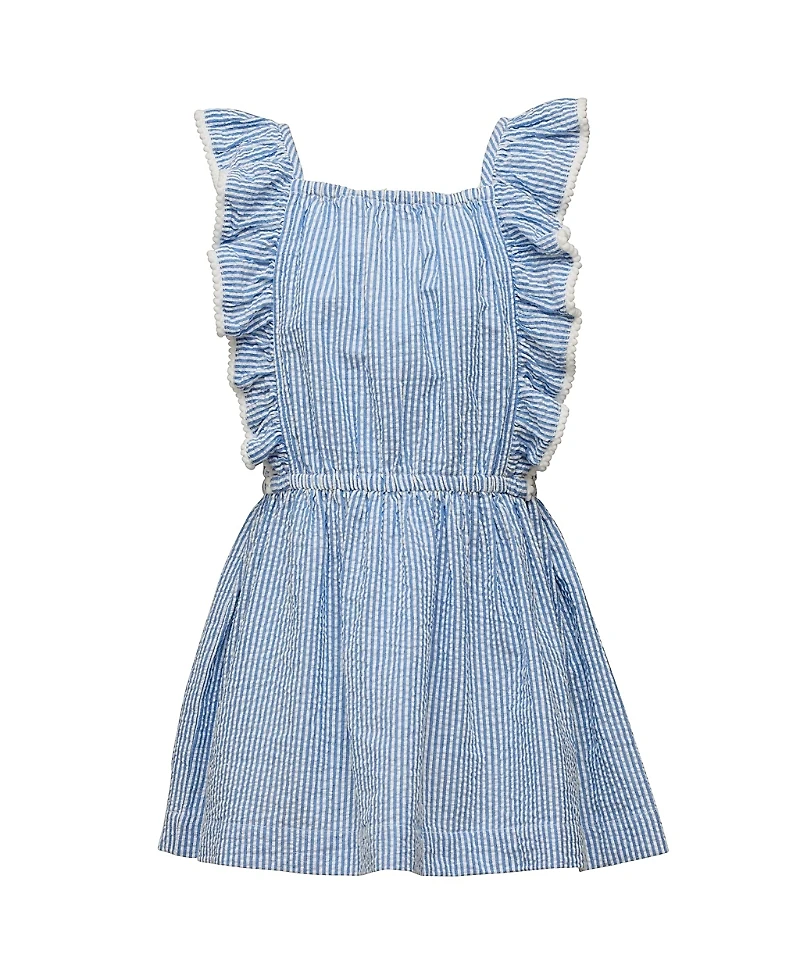 Snapper Rock Girls' Cornflower Frilled Beach Dress - Little Kid, Big Kid