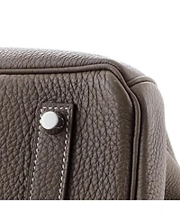 Pre-Owned HERMES Pre-Owned Hermes Birkin Handbag Togo with Palladium Hardware