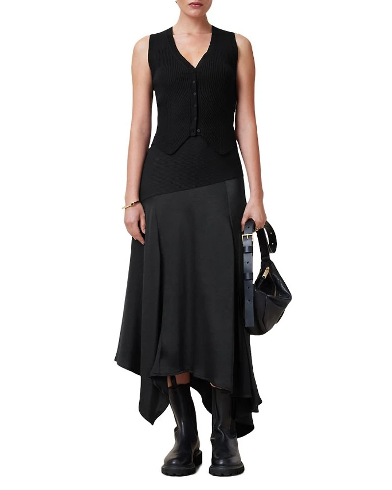 Pia Satin Skirt