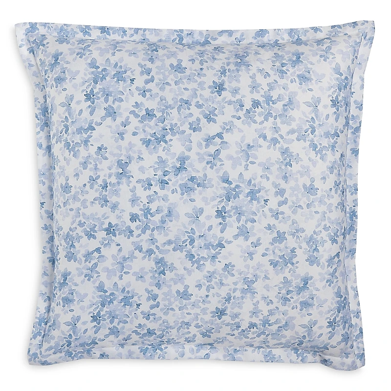 Sky Blue Meadow Sateen Euro Sham Set - Exclusive