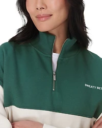 Revive Crop Half Zip Sweatshirt