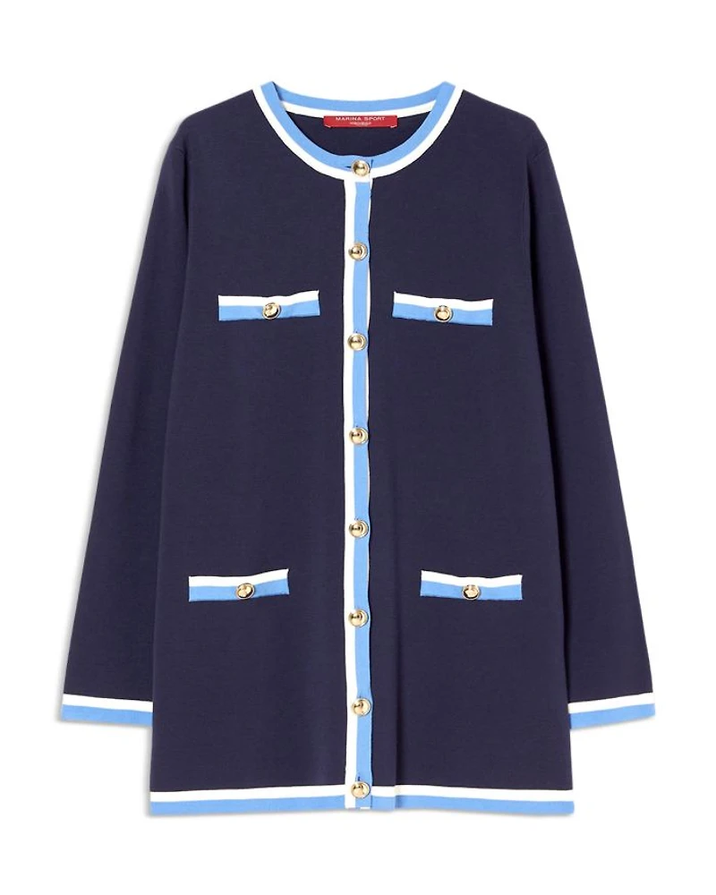 Sport 1A Uscita Melk Crewneck Cardigan Sweater