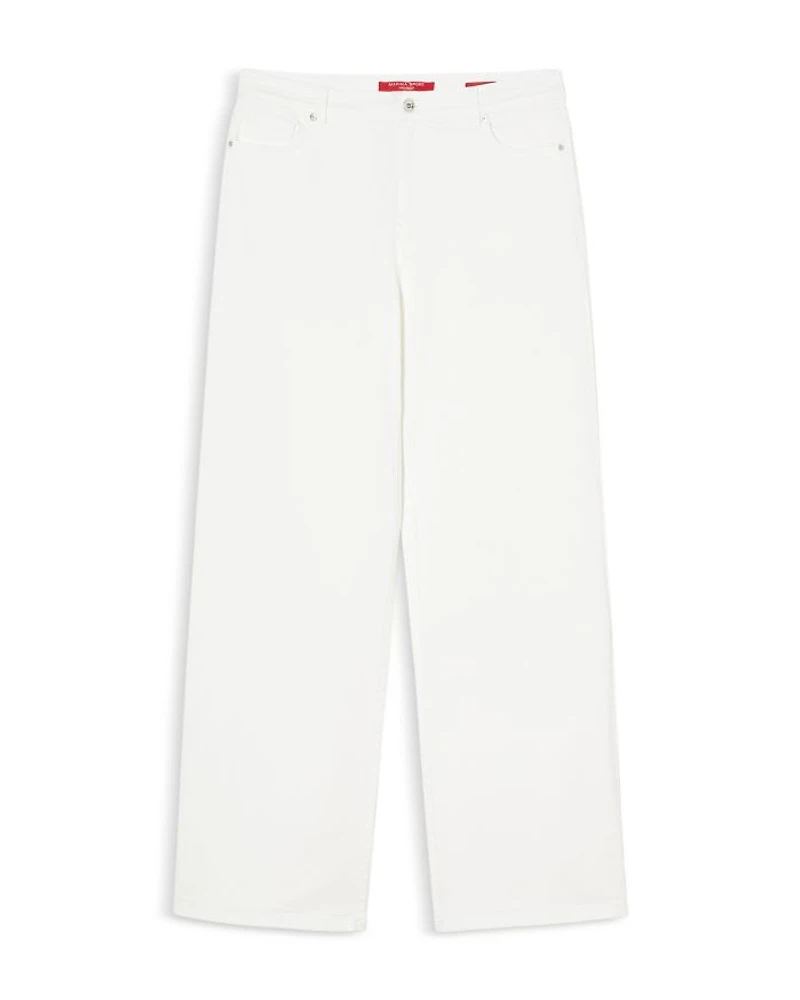Cesena Wide Leg Jeans Ivory