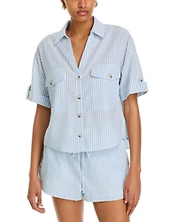 Cropped Boxy Yacht Race Shirt