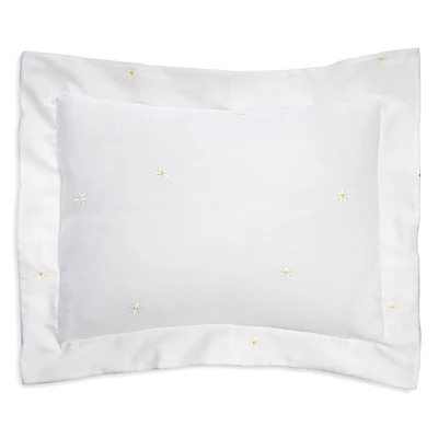 Schlossberg Daisy Embroidered Blanc Sham