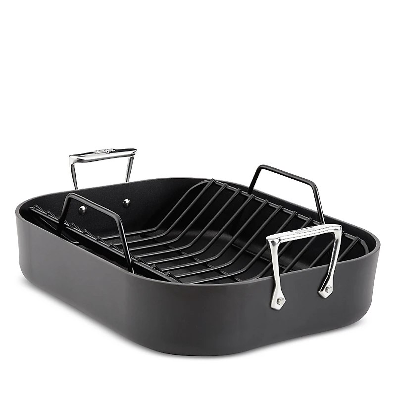 All-Clad HA1 Expert Cookware, Nonstick Roaster with Rack