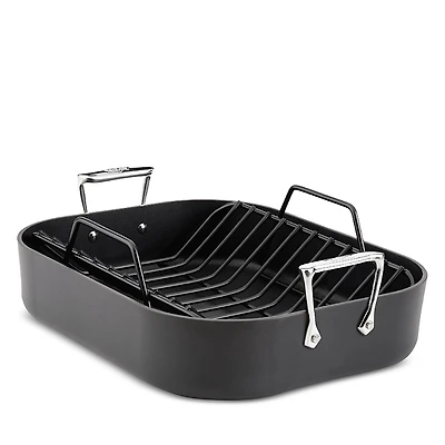 All-Clad HA1 Expert Cookware, Nonstick Roaster with Rack