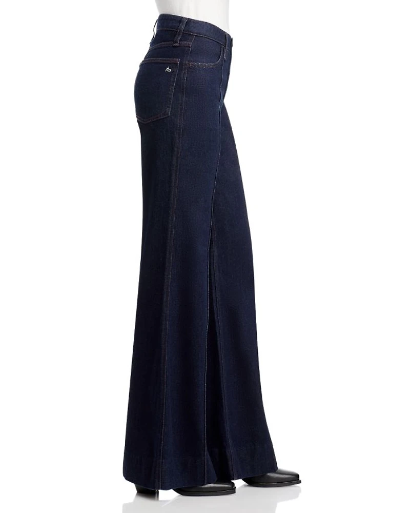 Skylar High Rise Flare Jeans Rinse