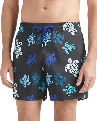 Vilebrequin Mahina Printed 5.5 Swim Trunks