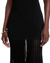 Tube Top Sheer Maxi Dress