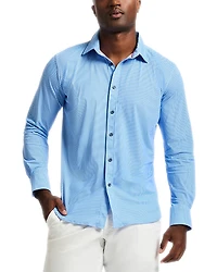 Robert Graham Leros Textured Long Sleeve Button Front Shirt