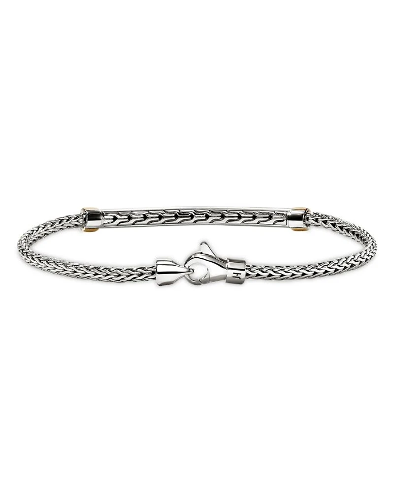 14K Yellow Gold & Sterling Silver JH Essentials Diamond Pavé Chain Bracelet
