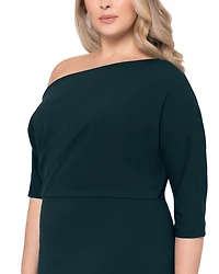 Plus One Shoulder Gown