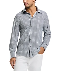 Robert Graham Gresham Printed Long Sleeve Button Front Shirt