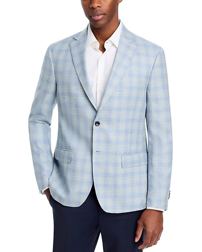 Plaid Regular Fit Sport Coat - Exclusive