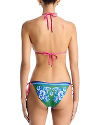 Floral Elegance Bikini Top