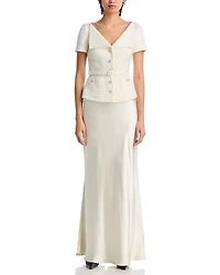 Boucle Tailored Gown