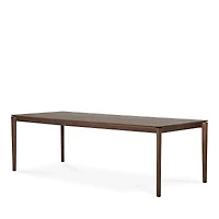 Ethnicraft Bok Dining Table, 95 x 39 Teak Brown