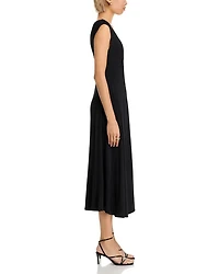 Isabel Ruched Sleeve Dress