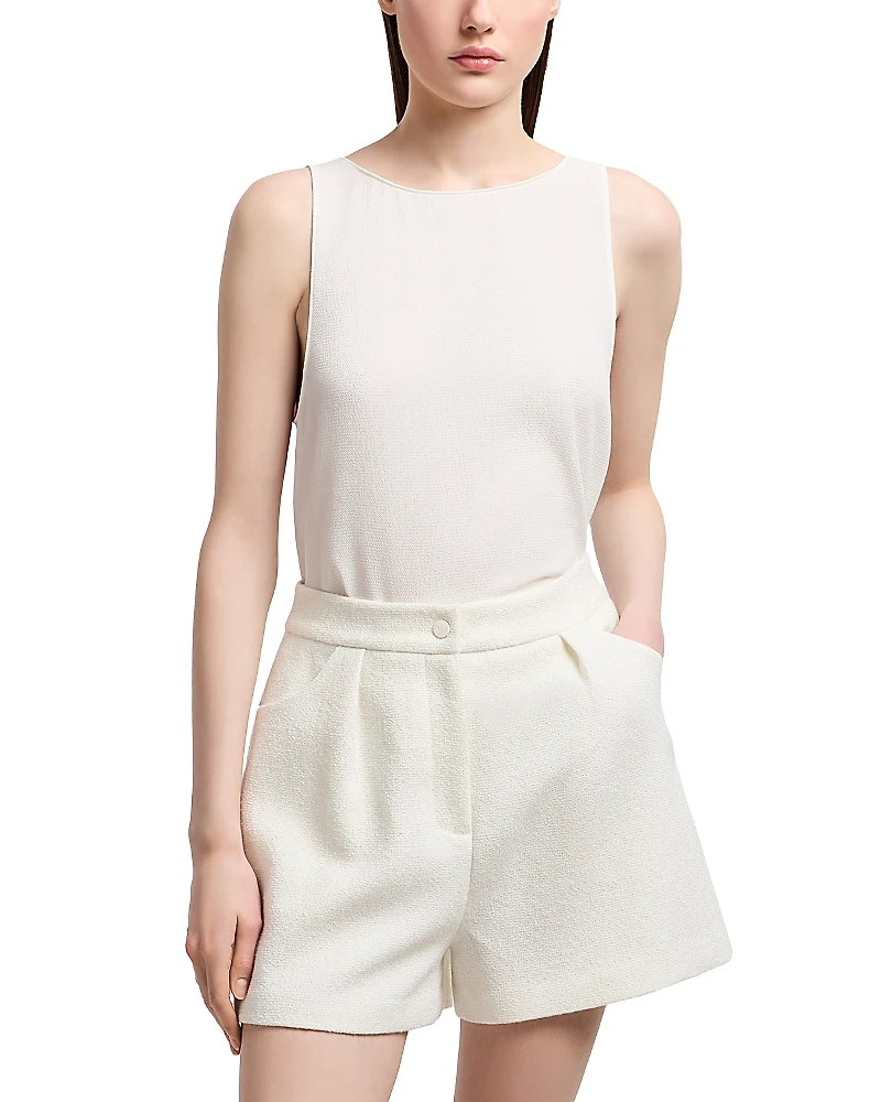 Emporio Armani Micro Boucle Shorts