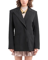 Emporio Armani Peak Lapel Blazer