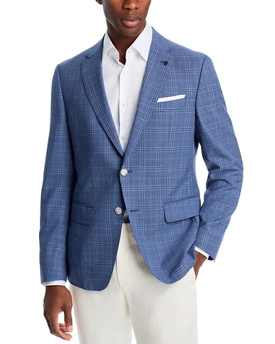 Hutson Tonal Plaid Slim Fit Sport Coat
