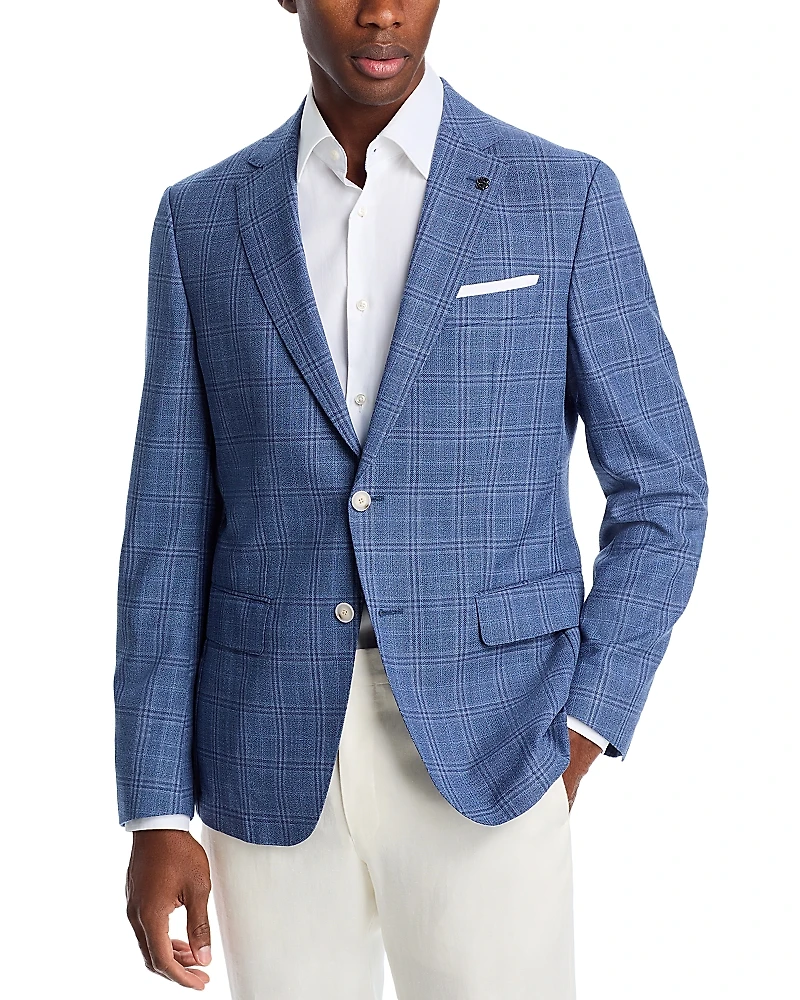 Boss Hutson Tonal Plaid Slim Fit Sport Coat