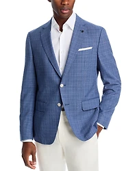 Boss Hutson Tonal Plaid Slim Fit Sport Coat