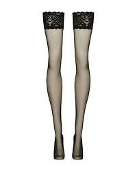 Satin Touch Stay-Up Thigh-Highs