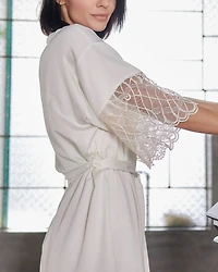 Gabby Satin Kimono Robe
