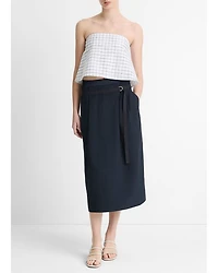 Double Waistband D Ring Skirt