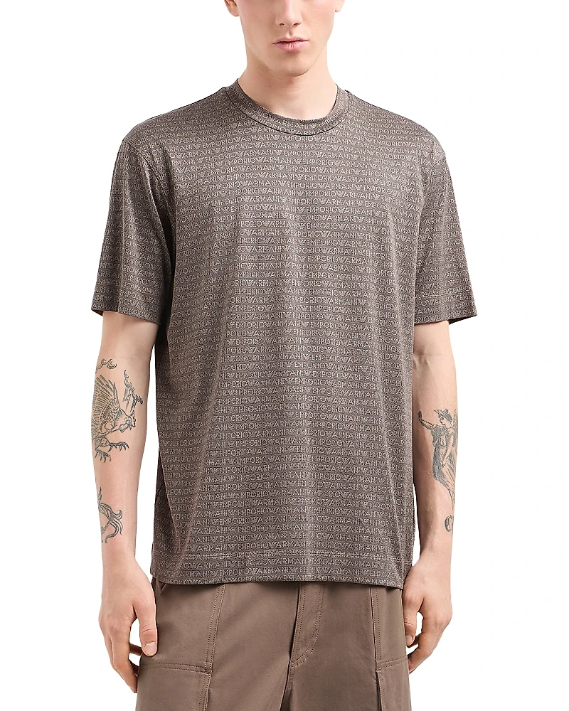 Emporio Armani Jacquard Logo Tee