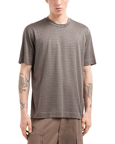 Emporio Armani Jacquard Logo Tee