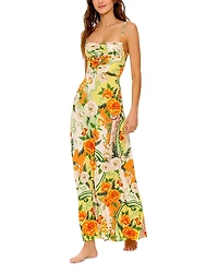 Agua Bendita Arista Ete Floral Cover-Up Dress