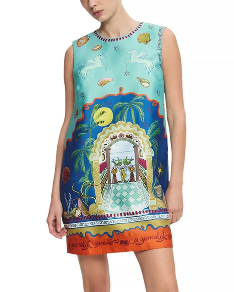 Surrealist Summer Mini Dress