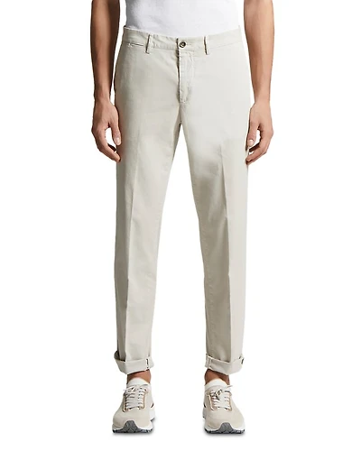 Garment Dyed Trousers Dunes Silver