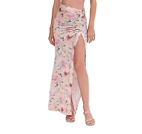 PatBO Lily Flower Beach Cover-Up Skirt
