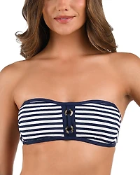 La Blanca Sail Bandeau Bikini Top