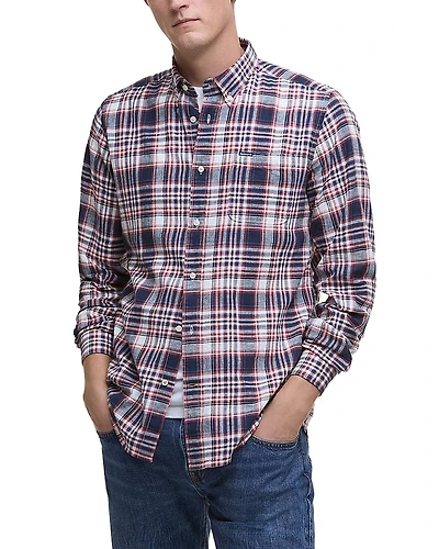 Barbour Bridport Tailored Fit Linen Blend Shirt