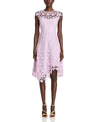 Asymmetric Lace Dress
