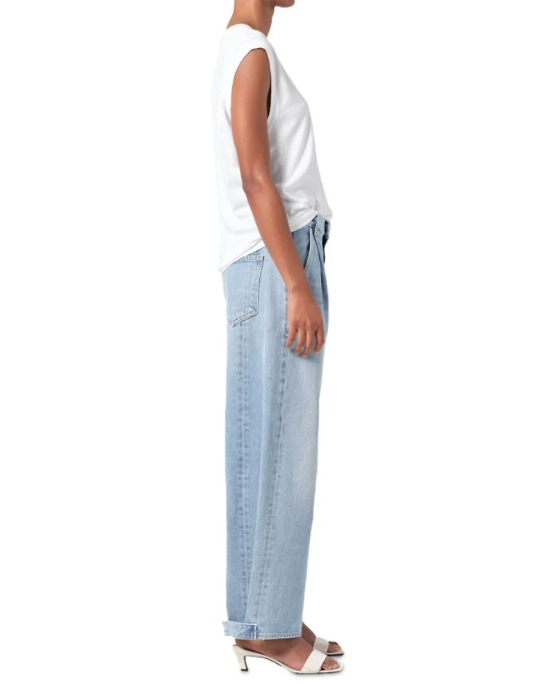 Darsha High Rise Wide Leg Jeans Replica