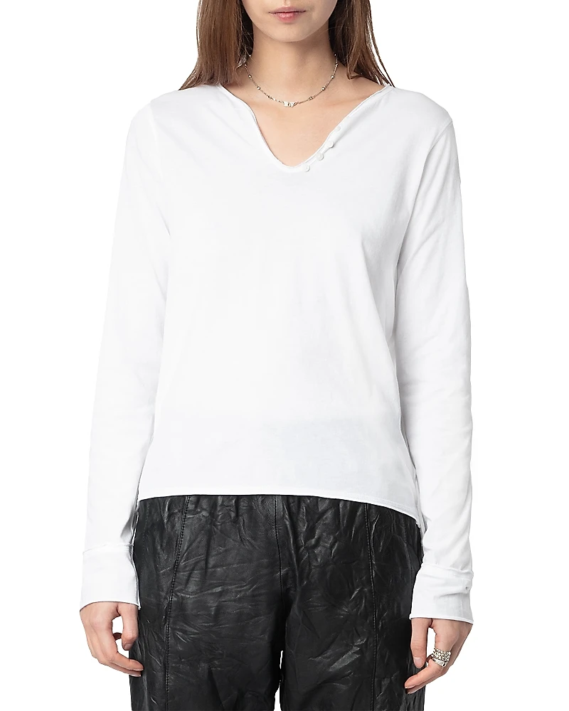 Zadig & Voltaire Tunisian Long Sleeve Tee