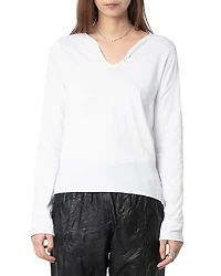 Zadig & Voltaire Tunisian Long Sleeve Tee