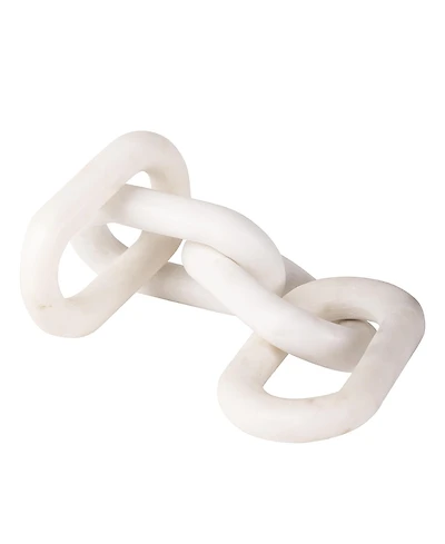 Gauri Kohli Eternity White Marble Links Decorative Chain