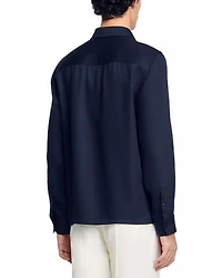 Chemise Zip Front Shirt Jacket
