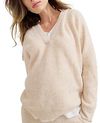 Hatch Collection The Cozy Waffle Maternity Hoodie