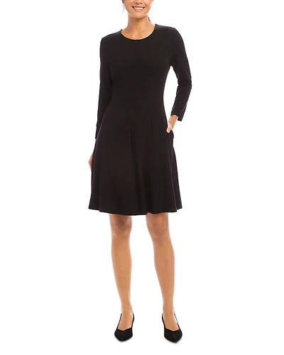 Three Quarter Sleeve Jersey Dress